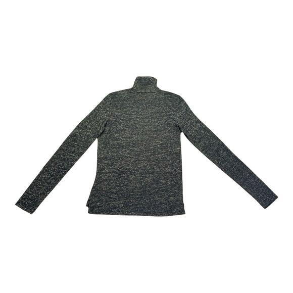 Zadig & Voltaire Axel Metallic Glittery Knit Turtleneck Small - Picture 3 of 4